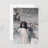 メリークリスマス 招待状 (正面/裏面)