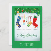 メリークリスマス 招待状 (正面)