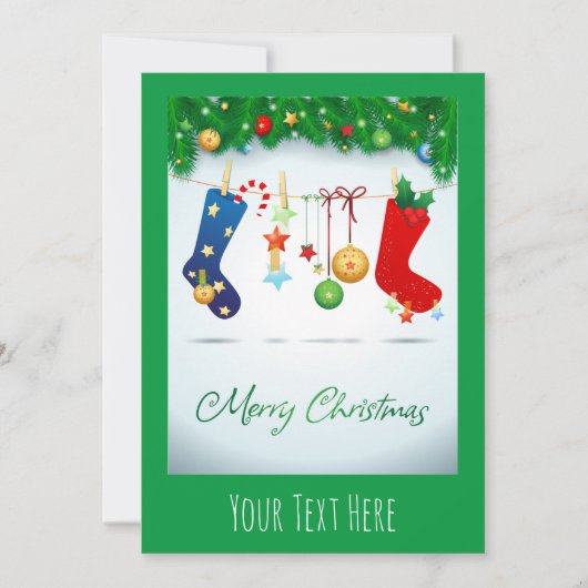 メリークリスマス 招待状 (正面)