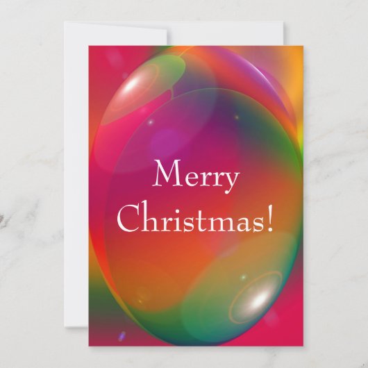 メリークリスマス！ 招待状 (正面)