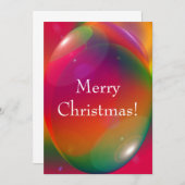 メリークリスマス！ 招待状 (正面/裏面)