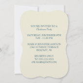 メリークリスマス 招待状 (裏面)