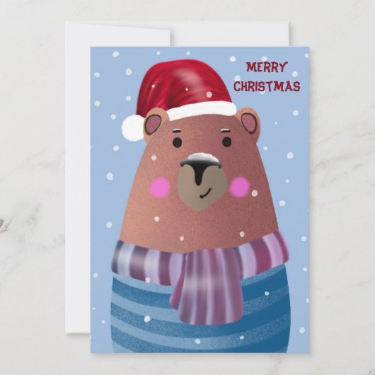 メリークリスマス 招待状 (正面)