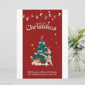 メリークリスマス 招待状 (スタンド正面)