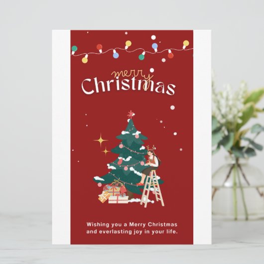 メリークリスマス 招待状 (スタンド正面)