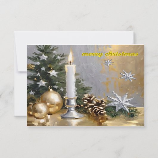 メリークリスマス 招待状 (裏面)