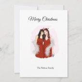 メリークリスマス 招待状 (正面)