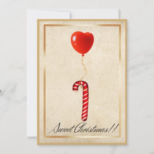 メリークリスマス 招待状 (正面)