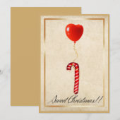 メリークリスマス 招待状 (正面/裏面)