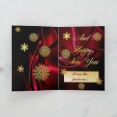 メリークリスマス! 挨拶状、挿入物の写真 シーズンカード (内部)