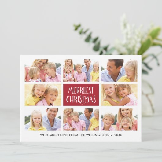 メリークリスマス | 数々のPhotoホリデーカード シーズンカード (スタンド正面)