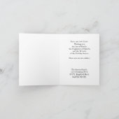 メリークリスマス – 新しい住所クリスマスカード シーズンカード (内部)