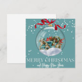 メリークリスマス&新年あけましておめでとうございます (正面/裏面)