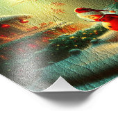 メリークリスマス！，新年おめでとう！オンレザー フォトプリント            (角)