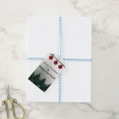 メリークリスマス、新年おめでとう ギフトタグ (より糸付き)