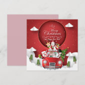 メリークリスマス/新年おめでとう シーズンカード (正面/裏面)