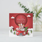 メリークリスマス/新年おめでとう シーズンカード (スタンド正面)