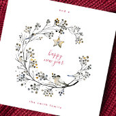 メリークリスマス |新年おめでとう |マゼンタ（赤） シーズンカード