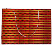 メリークリスマス – 新年の大抱き枕 ラージペーパーバッグ (裏面)