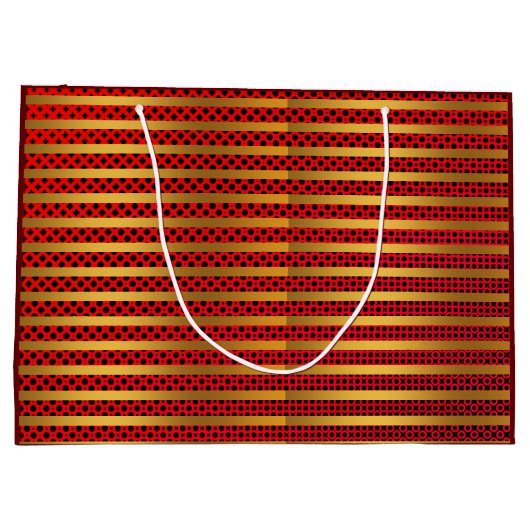 メリークリスマス – 新年の大抱き枕 ラージペーパーバッグ (裏面)