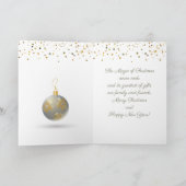 メリークリスマス&新年！2023金ゴールド シーズンカード (内部)