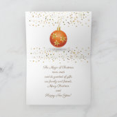 メリークリスマス&新年!20XXシルバーラグジュアリー シーズンカード (内部)