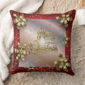 メリークリスマス&新年！20XX金ゴールド クッション (ブランケット)