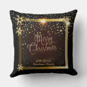 メリークリスマス&新年！20XX金ゴールド クッション (裏面)