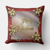 メリークリスマス&新年！20XX金ゴールド クッション (正面)