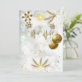 メリークリスマス&新年!20XX金ゴールド シーズンカード (スタンド正面)