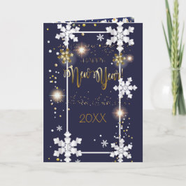 メリークリスマス&新年!20XX金ゴールド シーズンカード