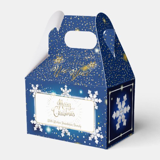 メリークリスマス&新年！20XX金ゴールド フェイバーボックス (裏面サイド)