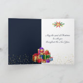 メリークリスマス&新年！20XX ノートカード (内部)