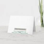 メリークリスマス、明けましておめでとう シーズンカード (裏面)