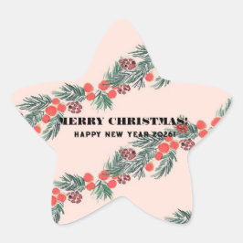 メリークリスマス! 星シール