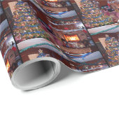 メリークリスマス、暖炉 ラッピングペーパー (ロールコーナー)