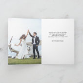 メリークリスマス |未来のMr.とMrs. 2写真 シーズンカード (内部)