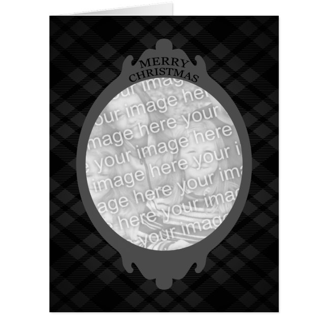 メリークリスマス（格子枠） (正面)