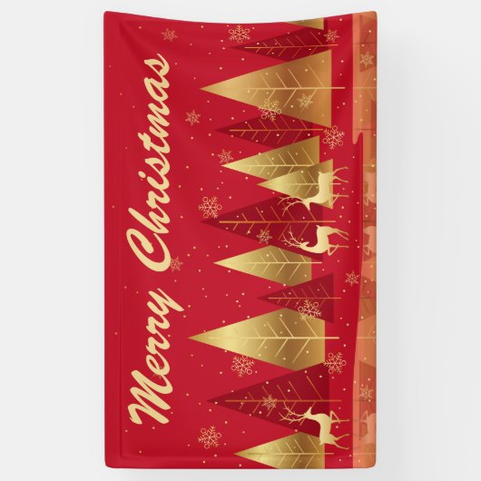 メリークリスマス 横断幕 (縦)