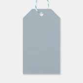 メリークリスマス.水彩可愛い雪だるま。休日 ギフトタグ (裏面)