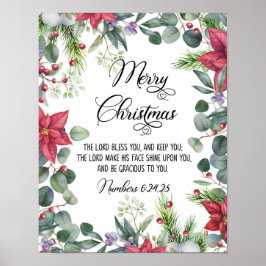 メリークリスマス、水彩画ホリデーアート、クリスチャン ポスター
