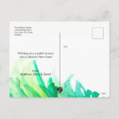 メリークリスマス、水彩画、写真 シーズンポストカード (裏面)