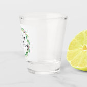 メリークリスマス 水彩 ホリデー リース おしゃれ ショットグラス (右)