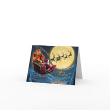 メリークリスマス　無地のカード