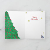 メリークリスマス – 犬 シーズンカード (内部)