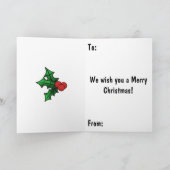 メリークリスマス 猫たち カード (内部)