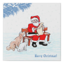 メリークリスマス – 猫と犬とサンタクロース