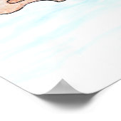 メリークリスマス – 猫と犬とサンタクロース ポスター (角)