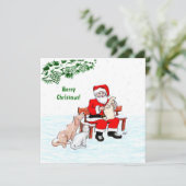 メリークリスマス！ 猫と犬のサンタクロース (スタンド正面)