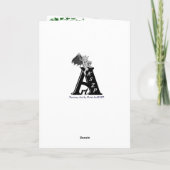 メリークリスマス！ 猫と犬のサンタクロース カード (裏面)